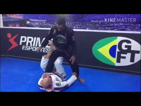 Jiu-Jitsu: Raspe partindo da guarda-x na aula de Lídio Henrique