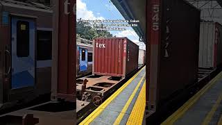 Kerete Barang St. Pasar Senen #train #reels #automobile #keretaapi #fypシ゚viral