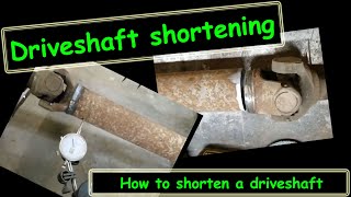 Shortening A Driveshaft For The T Pickup