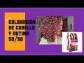 COLORACIÓN DE CABELLO Y TÉCNICA 50/50