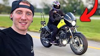 We Put A Memphis Shades Fairing On Her Rebel 500!