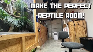 How To PERFECTLY Control The Temperatures In Your Reptile Room! (Garage, Shed, ECT)