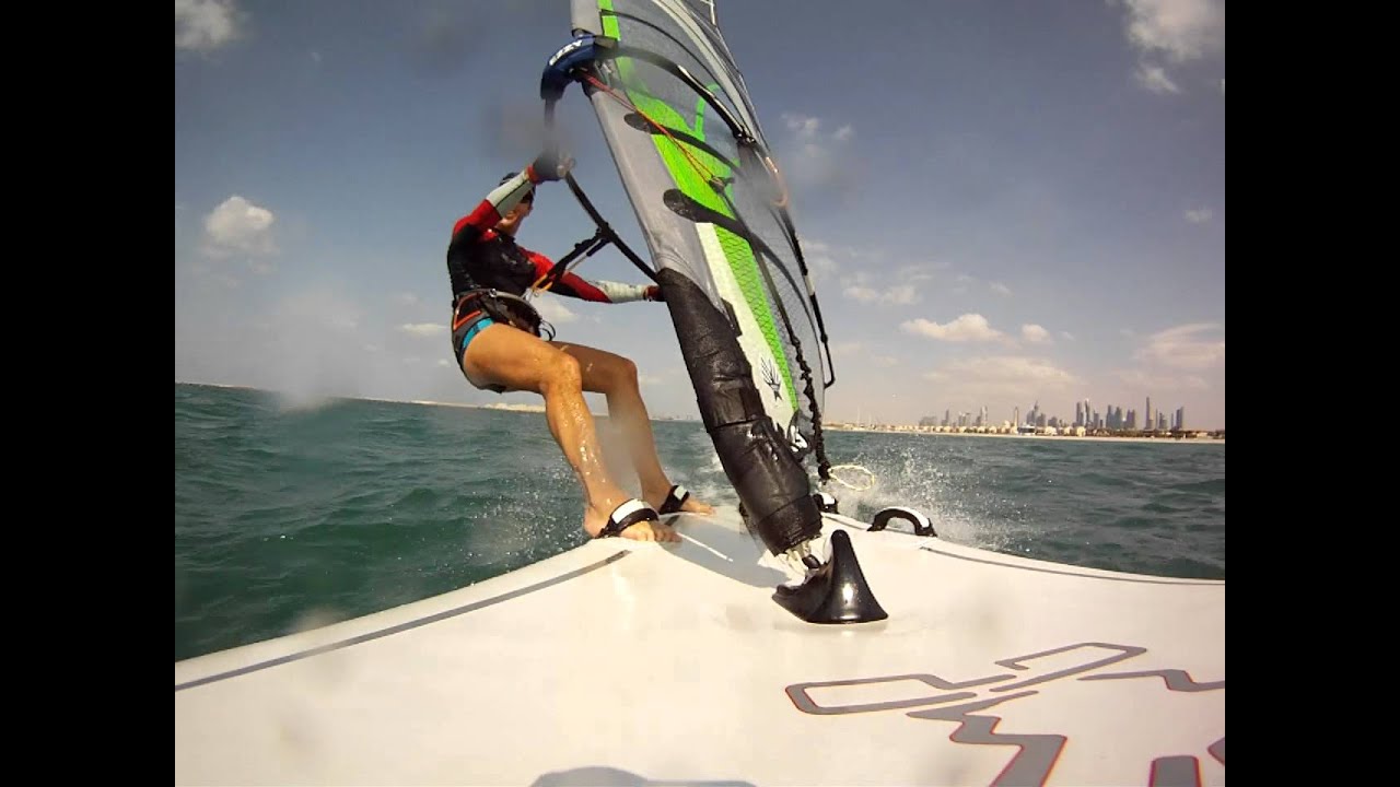 Windsurfing at Jumeirah Beach, Dubai YouTube