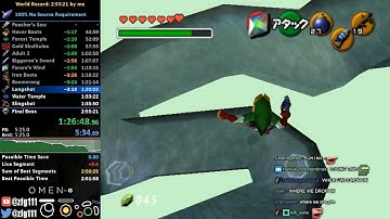 Ocarina of Time 100% No Source Requirement Speedrun in 2:49:09
