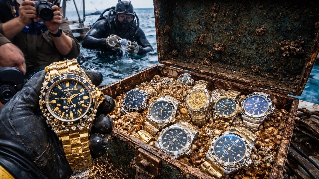 1990 $50 Million in Rolex Watches Found in Sunken Cargo—Collectors Rejoice