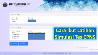 Cara Ikut Simulasi CAT BKN, Latihan Soal Tes CPNS Resmi screenshot 4