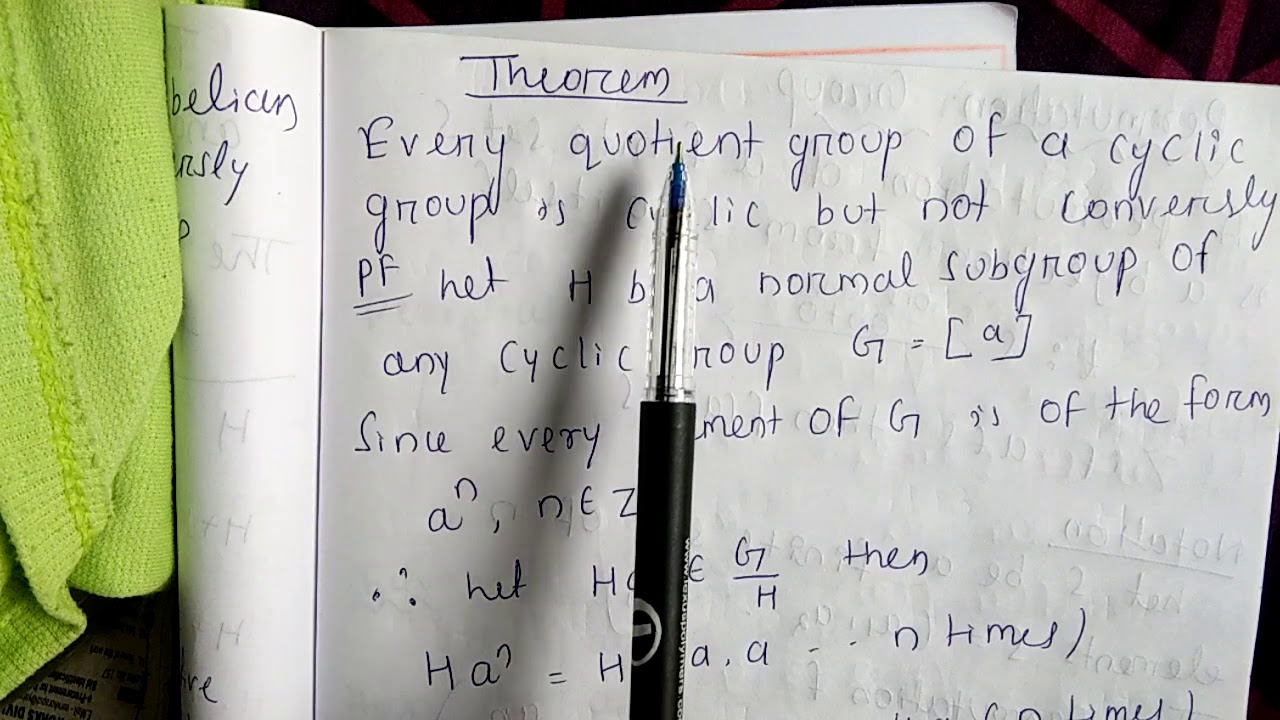 Properties of Quotient group