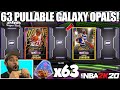 *NEW* SUPER PACKS WERE JUICED WITH 63 GALAXY OPALS IN THEM IN NBA 2K20 MYTEAM PACK OPENING