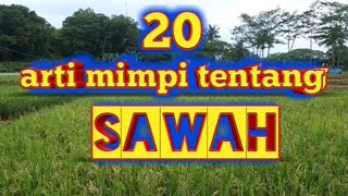 Mimpi menanam padi #artimimpi  #tafsirmimpi#maknamimpi 