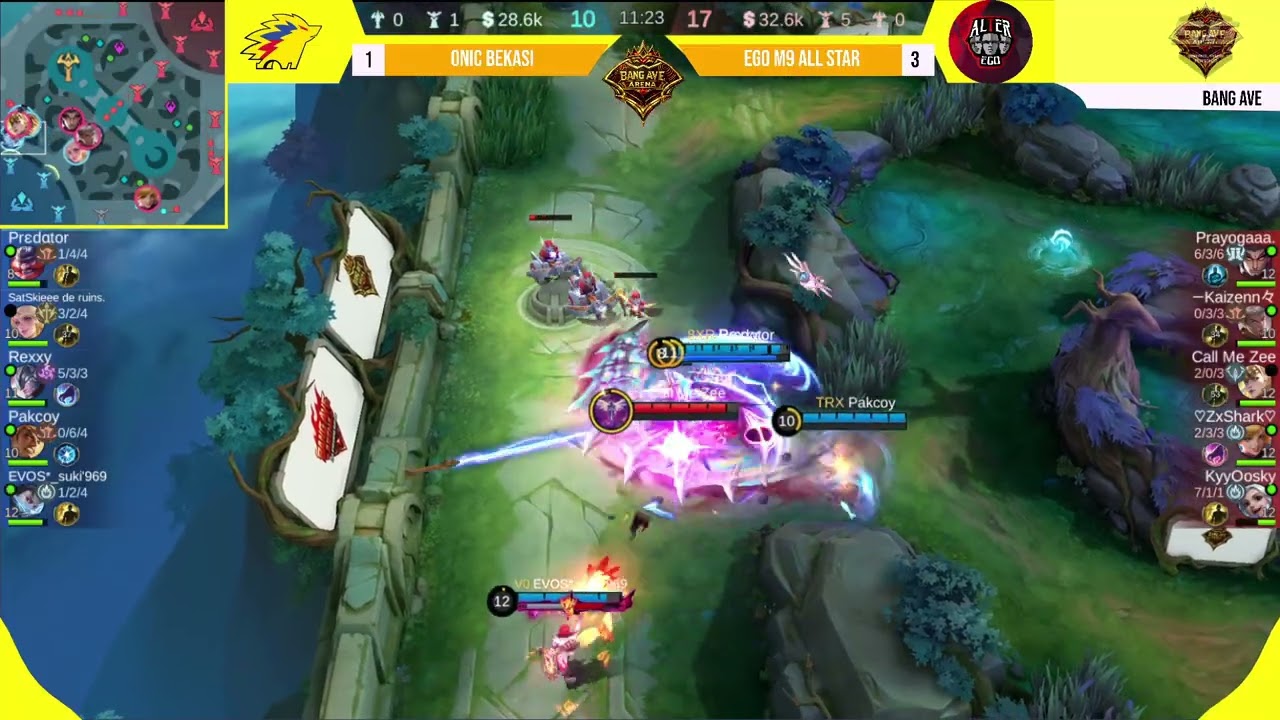 ROOM TOURNAMEN CASTER BANG AVE TIKTOK | MATCH 11 ONIC BEKASI VS EGO M9 ALL STAR