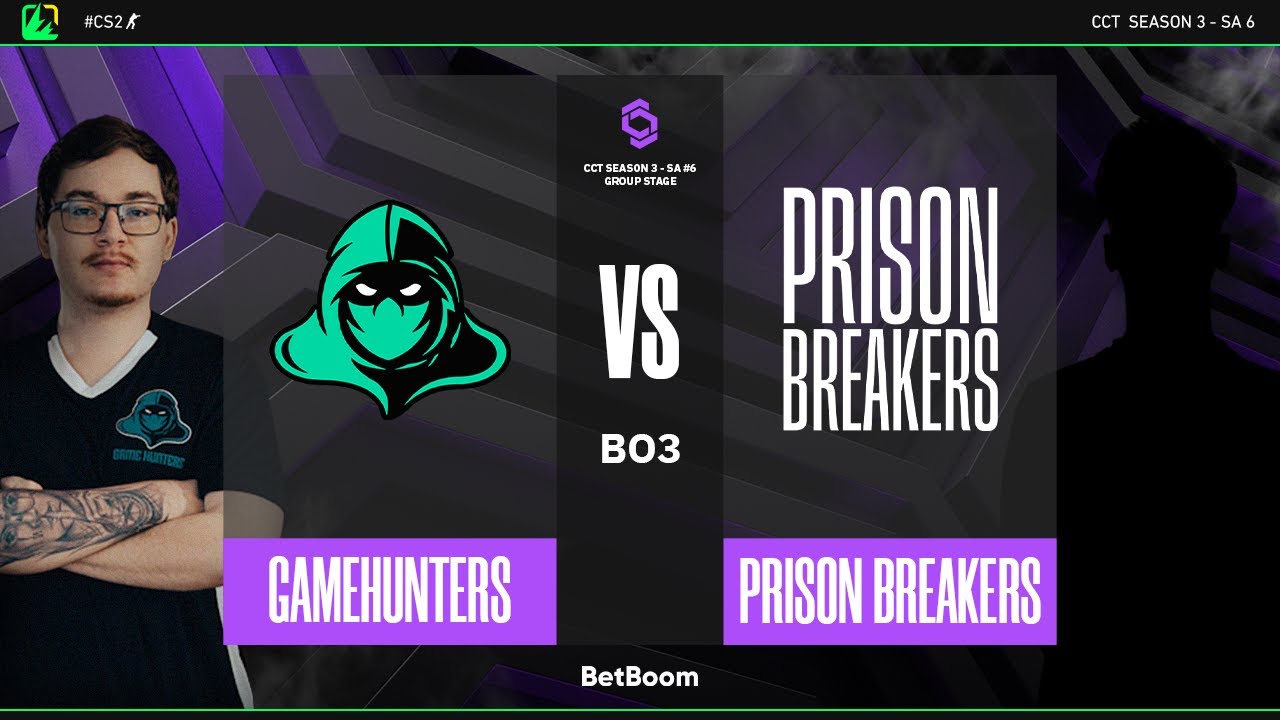 CCT Season 3 - SA #6 | GameHunters x Prison Breakers | Fase de grupos | CS2