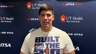 UTSA OL Ben Rios Post Practice Interviews 11.12.25