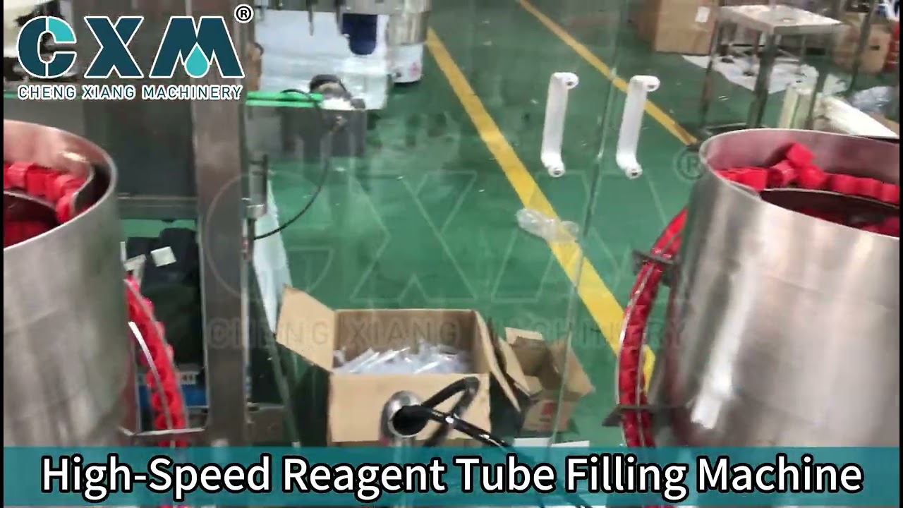 How fast can you fill 1000 reagent tubes? Watch our High-Speed Reagent Filling Machine! 🧪
