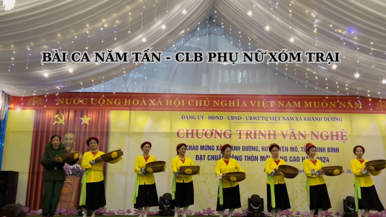 CLB Phụ Nữ Xóm Trại - Múa Bài Ca Năm Tấn: Chào mừng xã Khánh Dương về nông thôn mới