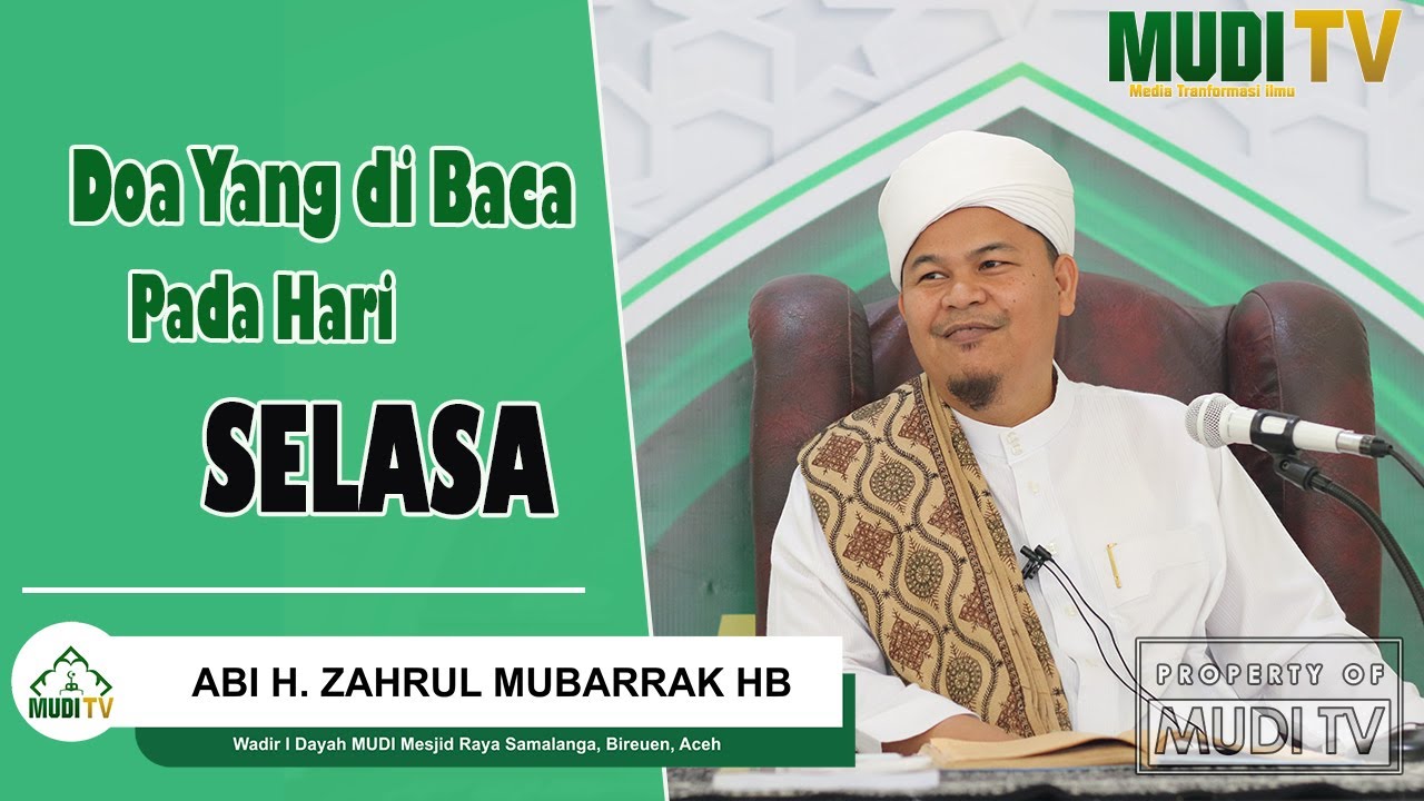 Doa Yang Di Baca Pada Hari Selasa  | ABI MUDI