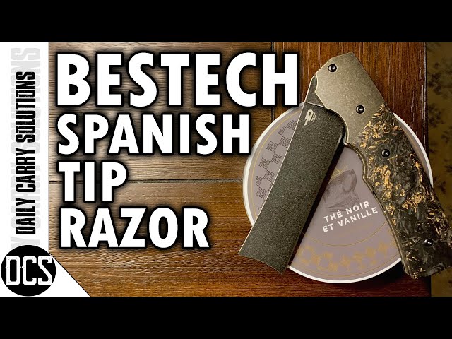 Bestech Spanish Tip Razor - A Wet Shaver's Ideal EDC (Jason Clark