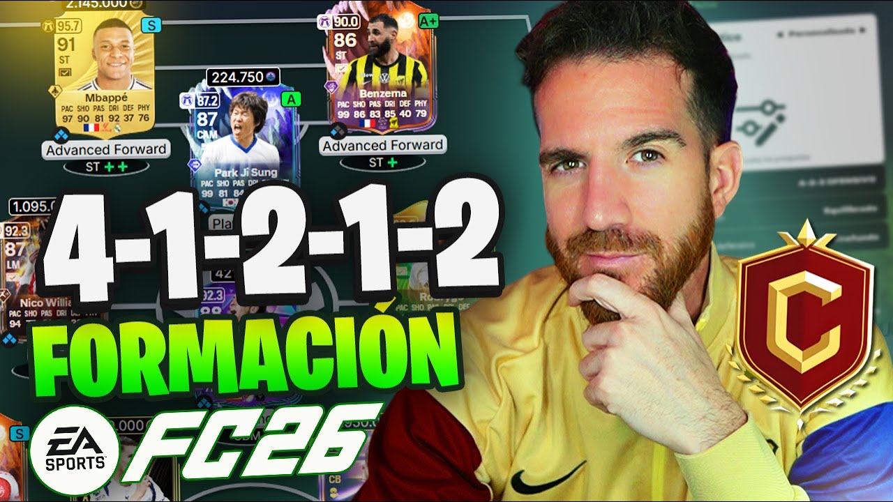 ⚽ La FORMACION más CHETADA en FC 26 | MEJOR TACTICA y ROLES para COMPETIR