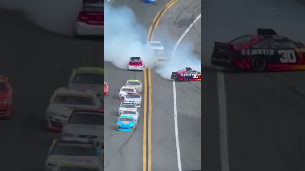 Amber Balcaen Wrecks at Daytona Arca Menards