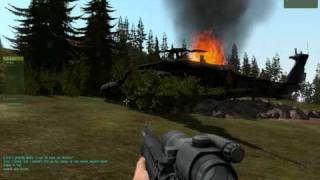 ARMA 2 Epic Chopper Landing!