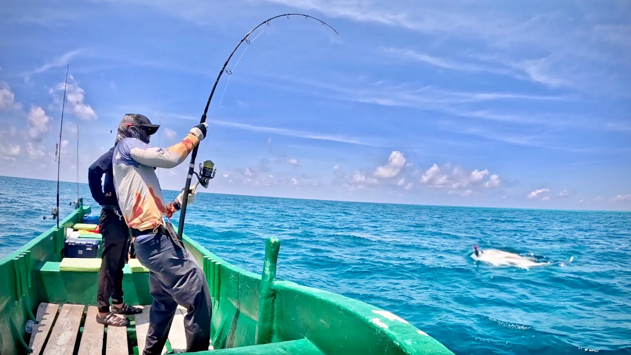 AKHIRNYA DAPAT STRIKE POPPING IKAN GT BESAR DI SPOT INI!