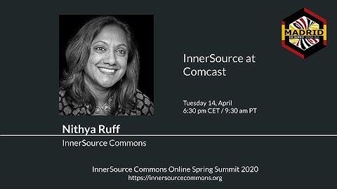 Nithya Ruff (Comcast) at ISC.S10 - Keynote - InnerSource at Comcast