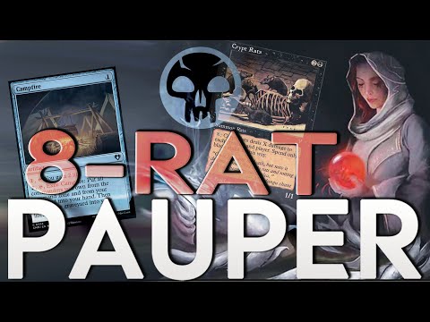 8-Rat returns!!! Black WRATH OF GOD over and over!! | MTG PAUPER