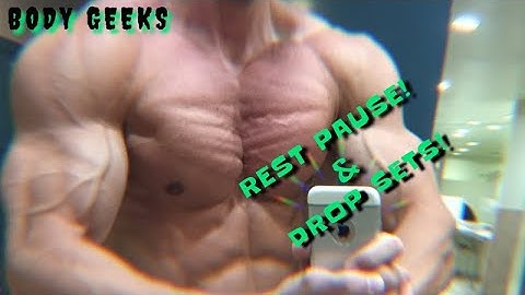 TWO WORKOUT TECHNIQUES FOR MORE GAINS! | REST-PAUSE | DROP SET.