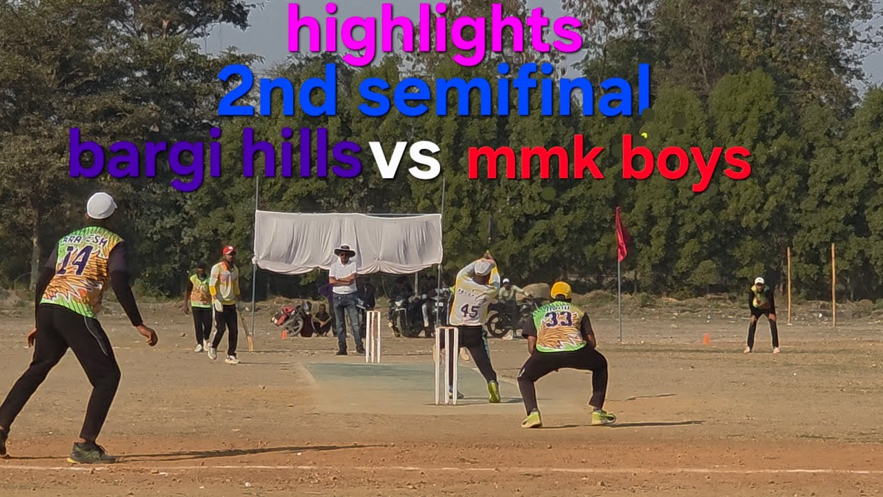 31 🇮🇳December 2025 2nd semifinal bargi hills vs mmk  