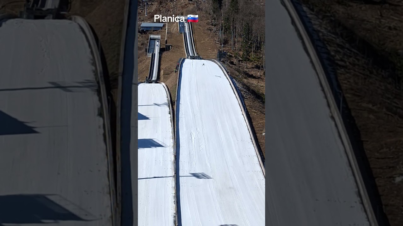 Planica ski jumping training 