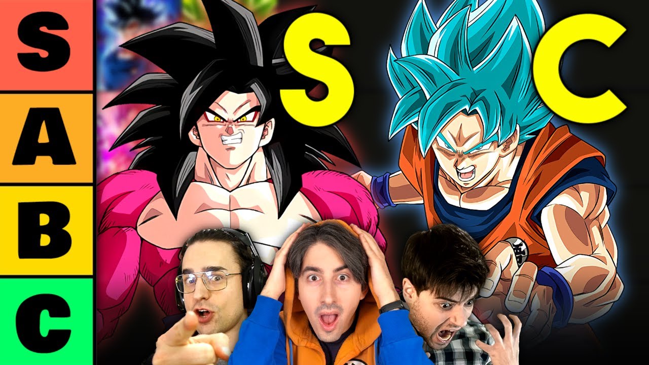 TIER LIST TRASFORMAZIONI di DRAGON BALL (qui tocca litigare) ft. Gioseph Tuberanza e Blaziken68