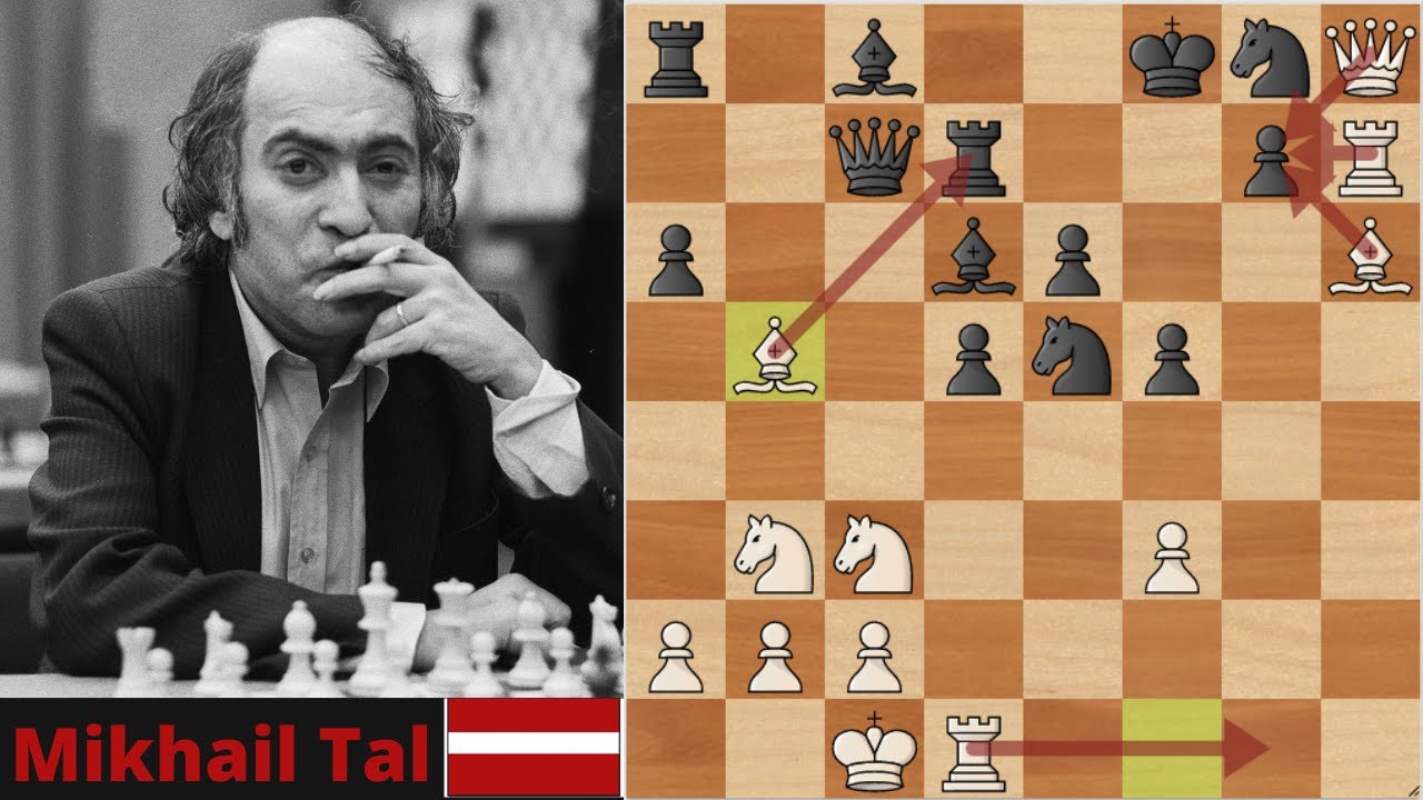 Mikhail Tal fantastisches Angriffsschach!