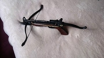 How to unstring or unstrung a pistol crossbow