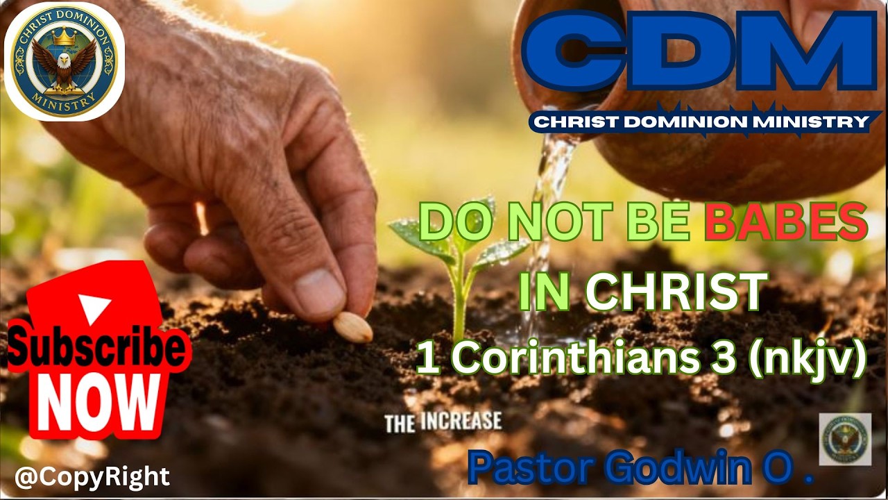 Pastor GODWIN O. | JESUS CHRIST IS THE FOUNDATION OF CHRISTIANS | 1 ...