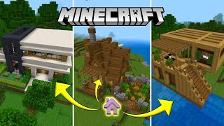CASAS CRAFTAVEIS no Minecraft PE 1.21 | Bedrock addon