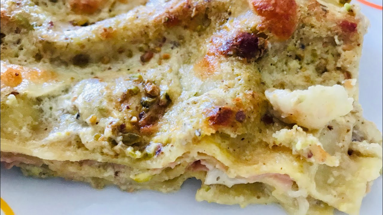 Lasagna con mortadella e pesto di pistacchio! Un piatto che mette d’accordo tutti … buonissima