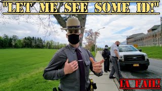 "THIS IS ABUSE!"-NYS INMATE. PRISON GUARDS CALL STATE POLICE! 1ST AMENDMENT AUDIT FAIL!