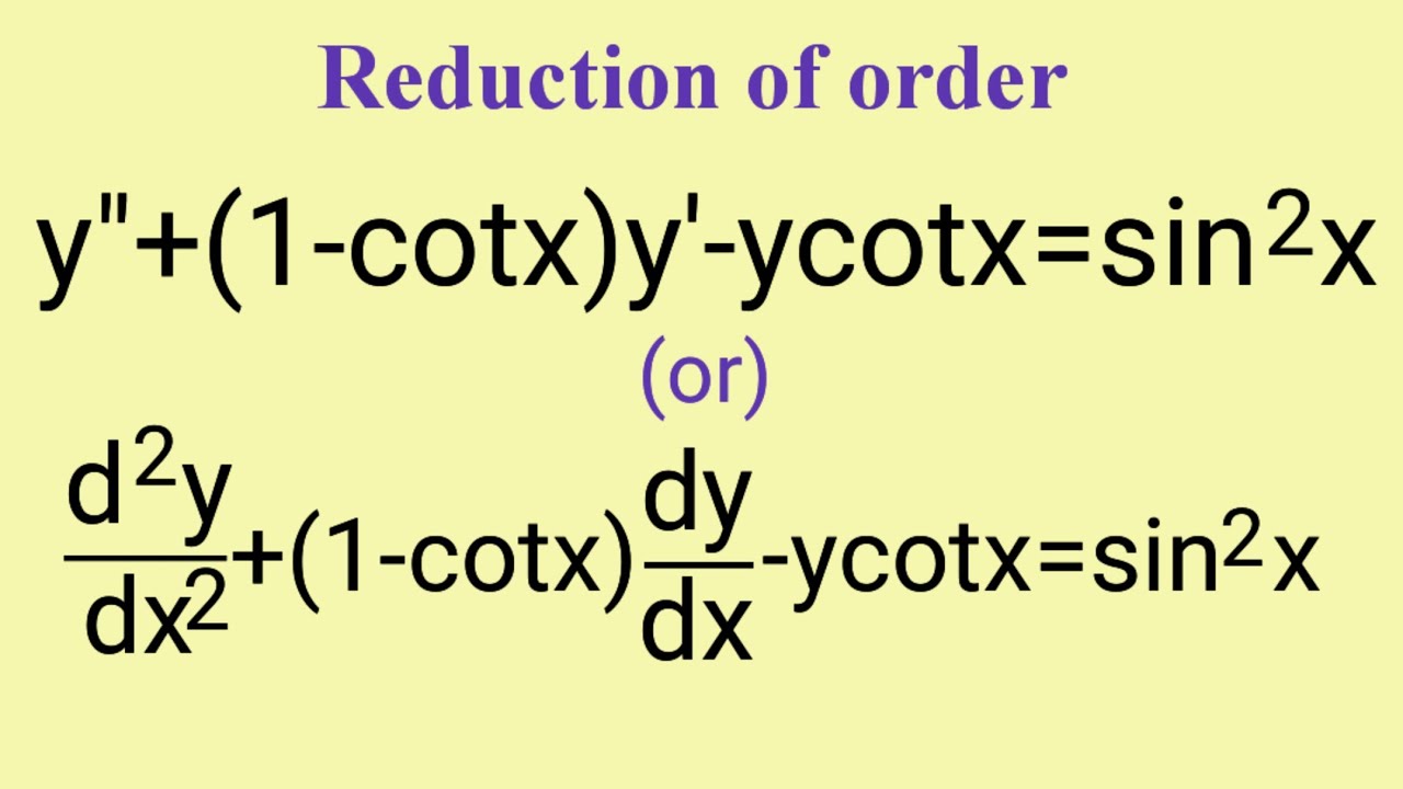 y-1-cotx-y-ycotx-sin-2x-d-2y-dx-2-1-cotx-dy-dx-ycotx-sin-2x