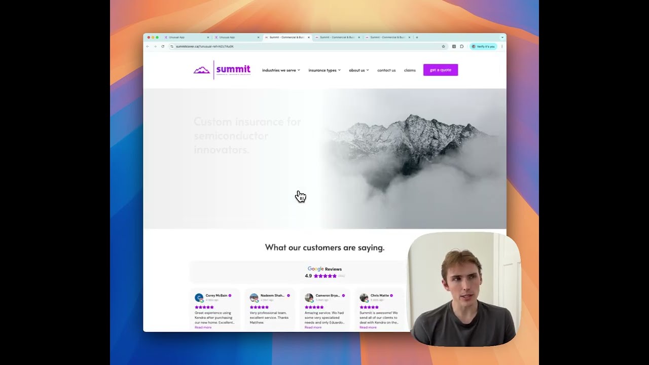 Unusual Visitor Personalization Demo
