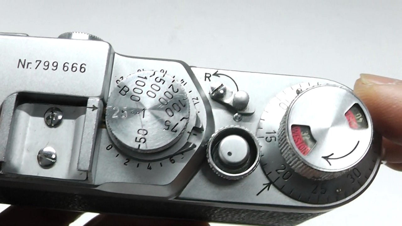 LEICA ライカ Ⅱf 2f 1956年製（LeicaShpくらもち整備済み） - YouTube