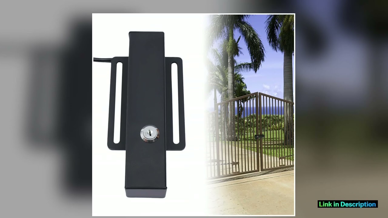 Automatic Electric Gate Lock for Swing Gates 1224V ACDC Universal Lock with Control Board Manual
