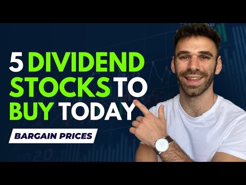 5 Discounted Dividend Stocks to Buy Today for Passive Income - YouTube