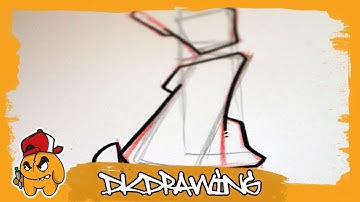 Graffiti Tutorial for beginners - How to draw & flow your graffiti letters - Letter I