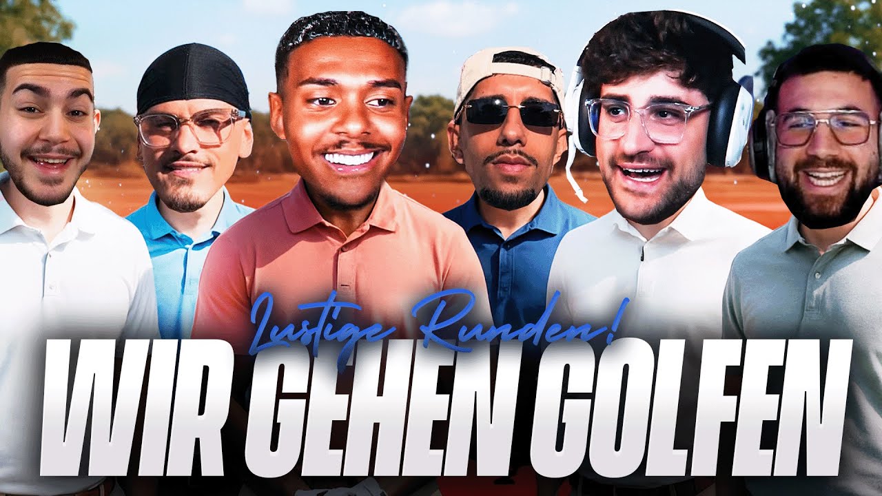 Die SPANNENDSTE Runde GOLF⛳ mit Mert vs Rohat, Maus, Willy und Jussef🔥 | EliasN97 Gaming