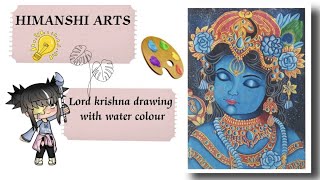 lord Krishna drawing| water colour drawing|#drawing #video
