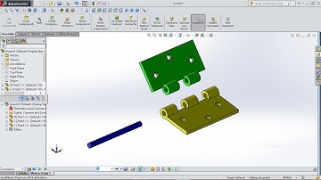 Hinge Animation in SolidWorks