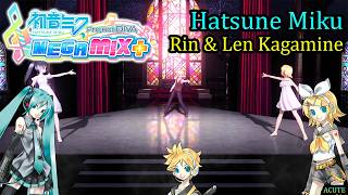 Project Diva Mega Mix+- Hatsune Miku & Rin & Len Kagamine- ACUTE (HD)