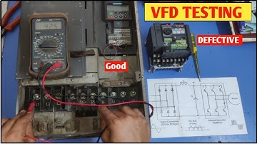 How to Check VFD! How to Test VFD! VFD Testing With Multimeter! VFD Working In Hindi