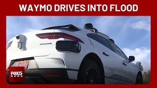 Waymo issues voluntary software recall after driverless car drives into flooded lane in Texas