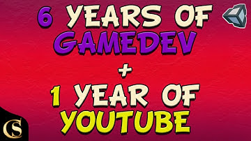 6 Years of Indie Game Development in Unity & 1 Year of Youtube Tutorials - My Story
