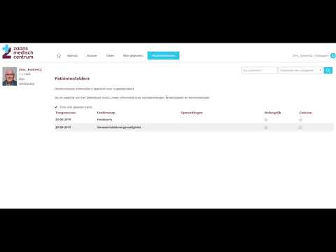 MijnZMC: instructievideo patiëntenfolders